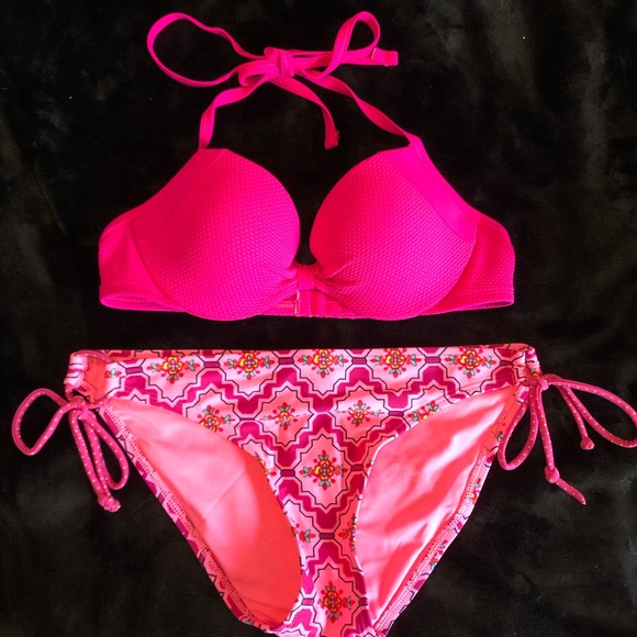 aerie Other - aerie pink swim set